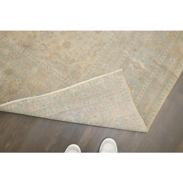 Bronze Antique Zabihi Collection Persian Tabriz Rug - 10'3" x 13'7" For Sale - Image 8 of 11