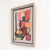 Colorful expressionist painting by Tucson artist Martha Willis Breeden, framed oil on canvas in original vintage...