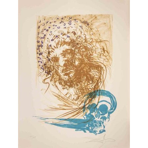 1970s Salvador Dalí, Old Age, Etching, 1973 For Sale - Image 5 of 5