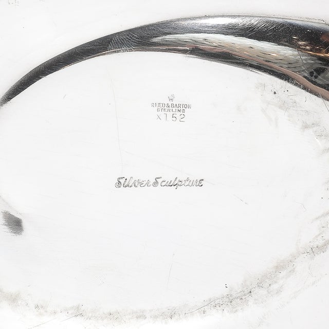 Mid-Century Sterling Silver Sculptural Amorphic Tray Signed Reed & Barton For Sale - Image 9 of 14