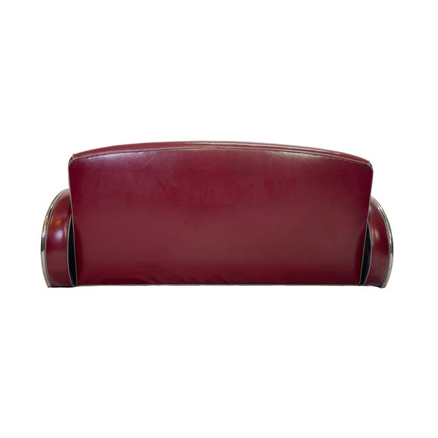 1980s Streamline Moderne Seating Suite Attributed to Donald Deskey For Sale - Image 11 of 18