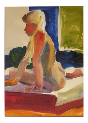 June Felter - Midcentury Bay Area Figurative Watercolor