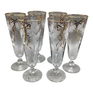 Celebration Champagne Flutes by Libbey -Set of 6