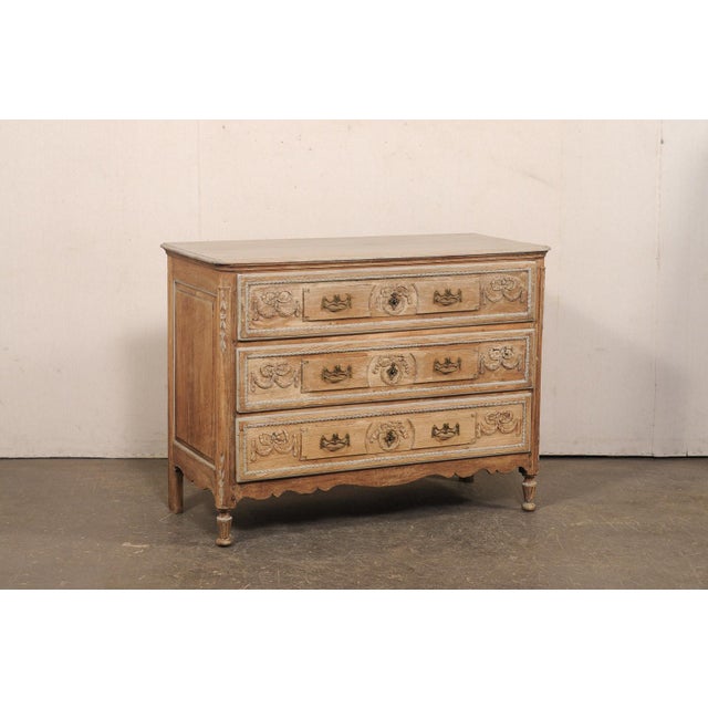 French French 19th C. Commode W/Bow & Swag Motif For Sale - Image 3 of 13