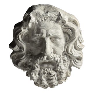 Unknown, Zeus Head, Plaster For Sale