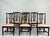 Late 20th Century Henkel Harris Three-Leg Double Pedestal Dining Table Set With 8 Chairs For Sale - Image 11 of 12