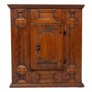 Continental Wall Hanging Cupboard For Sale