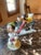 Vintage Disney Ceramics of Tennis Mickey & Hockey Goofy. Mickey and Goofy are individual pieces that go together....