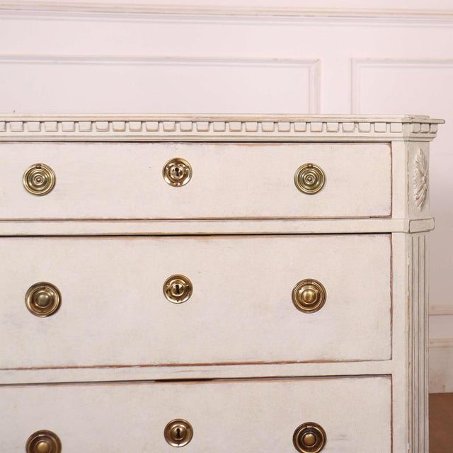 Swedish Painted Commodes, Set of 2 For Sale - Image 10 of 11