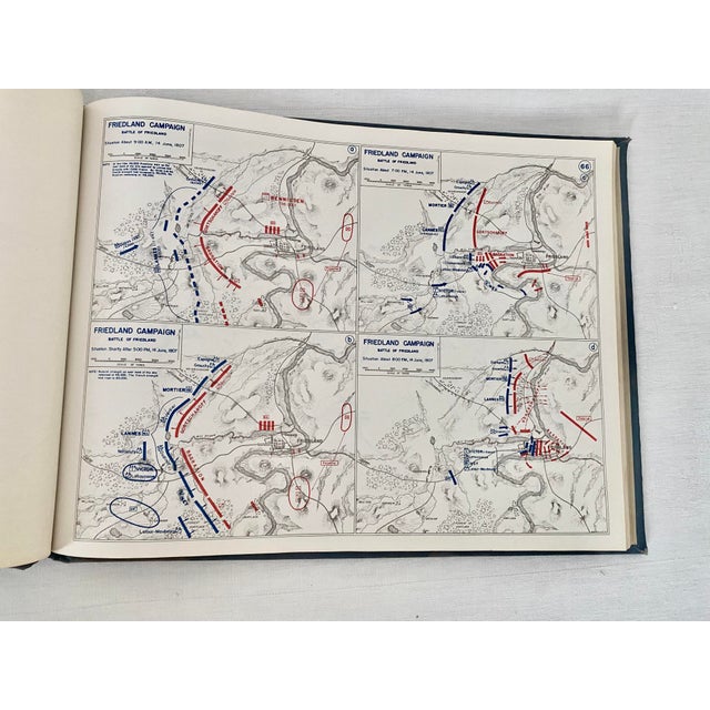 Blue Rare 1942 Tactical Military Atlas Features the Official Institutional Presentation Bookplate of Brigadier General Sidney Rae Hinds. For Sale - Image 8 of 18