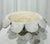 Mid 20th Century Folk Art Scalloped Concrete Pedestal Planter / Garden Urn For Sale - Image 12 of 13