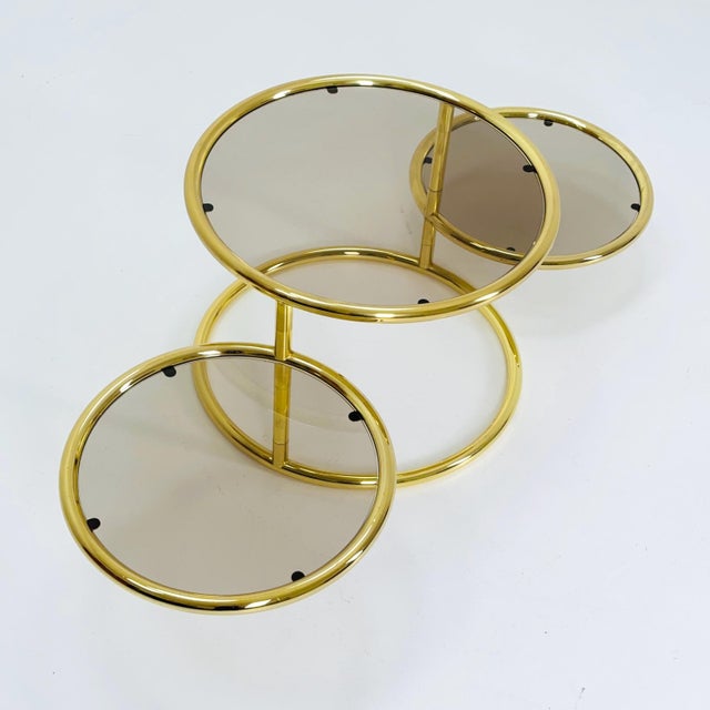 Milo Baughman Mid-Century Coffee Table with 3 Swivel Levels by Milo Baughman, Italy, 1970s For Sale - Image 4 of 11