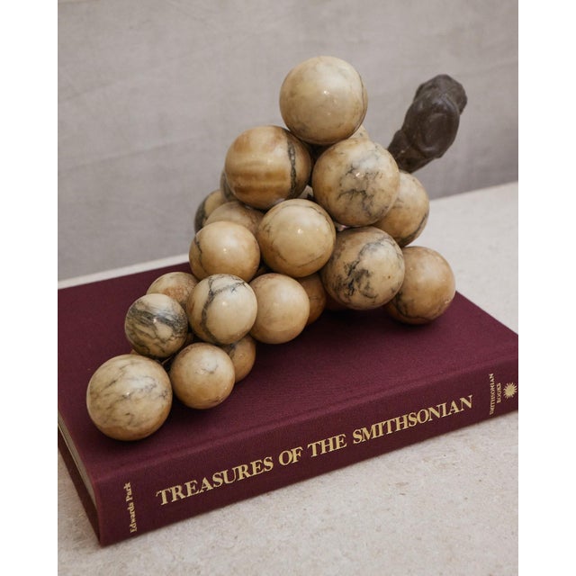 Monumental Mid-Century Italian Alabaster Grapes For Sale - Image 10 of 17