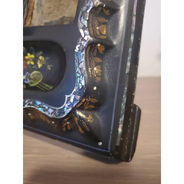 19th Century 19th Century English Victorian Mop Double Inkwell For Sale - Image 5 of 11