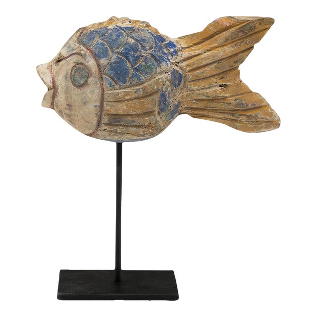 Chinese Polychrome Lucky Fish For Sale