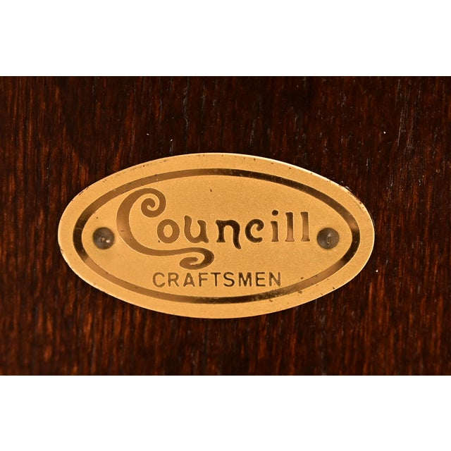 Councill Furniture Georgian Banded Mahogany Double Pedestal Extension Dining Table, Newly Refinished For Sale - Image 13 of 14