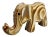 1960s Abstract Carved Fossilwood Agate Elephant For Sale