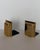 1970s Spain El Casco 23k Gold-Plated Sculptural Bookends - A Pair For Sale In Detroit - Image 6 of 10