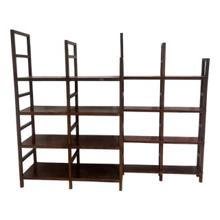 Vintage Teak Bookcase, 1950s For Sale