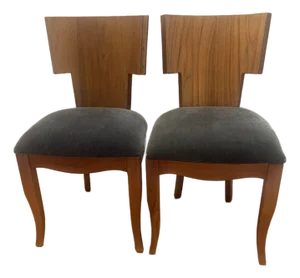 Unique Style Side Chairs- Pair