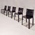 Black Leather Chairs by Mario Bellini for Cassina, 2000s, Set of 5 For Sale - Image 7 of 18