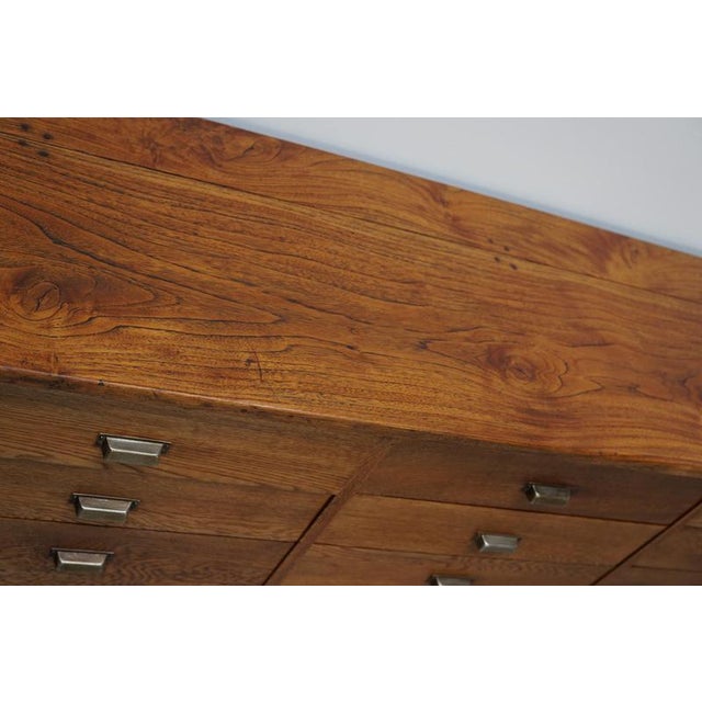 Gold Dutch Oak Apothecary Cabinet, 1950s For Sale - Image 8 of 18