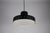 Black Metal and Opaline Glass Pendant Lamp attributed to Stilnovo, Italy, 1960s For Sale - Image 10 of 13