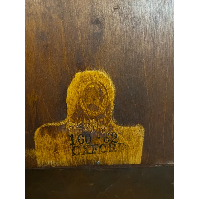 Kindle Furniture Company 1940s Kindel Grand Rapids Chippendale Mahogany Mirror Oxford No. 160-62 For Sale - Image 4 of 8