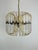 Murano glass chandelier "Millefili" Italian design from the 70s. Diameter 45 cm, height 40 cm (105 cm with the chain)....
