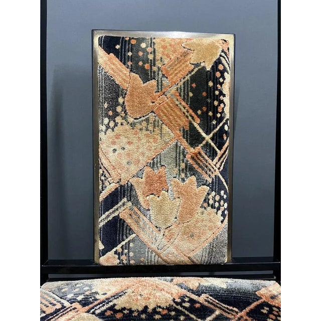 1960s Set of Modernist Chairs attributed to Maison Jansen, 1970s For Sale - Image 5 of 10