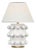 Kelly Wearstler by Visual Comfort Signature Linden Small 14" Cordless Table Lamp in Plaster White with Linen Shade For Sale