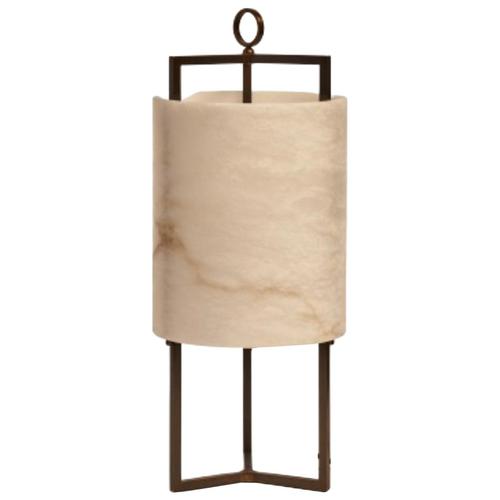 Bronze and Alabaster Lantern Table Lamp by Matlight Milano For Sale - Image 8 of 8