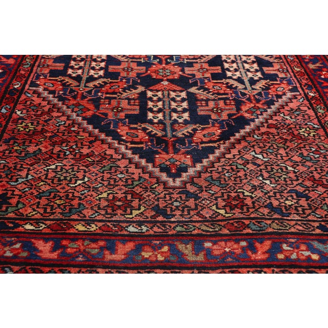 Late 19th Century Late 19th Century Persian Malayer Rug, 03'03 X 13'03 For Sale - Image 5 of 10