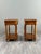 Wood 20th Century Wooden Bedside Tables, Set of 2 For Sale - Image 7 of 9