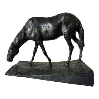 Vintage Met Store Edgar Degas "Cheval à L'abreuvoir" Sculptural Reproduction For Sale