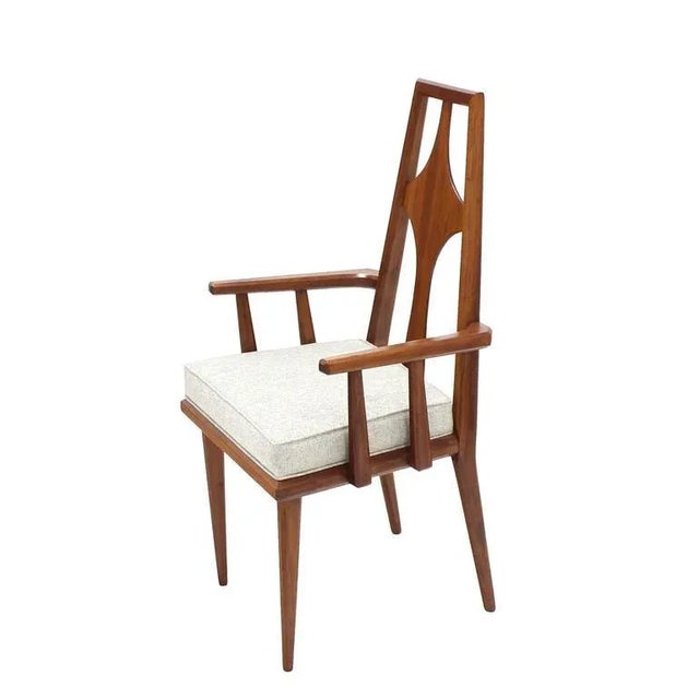 Swedish Dining Chairs New Upholstery - Set of 6 For Sale - Image 4 of 11
