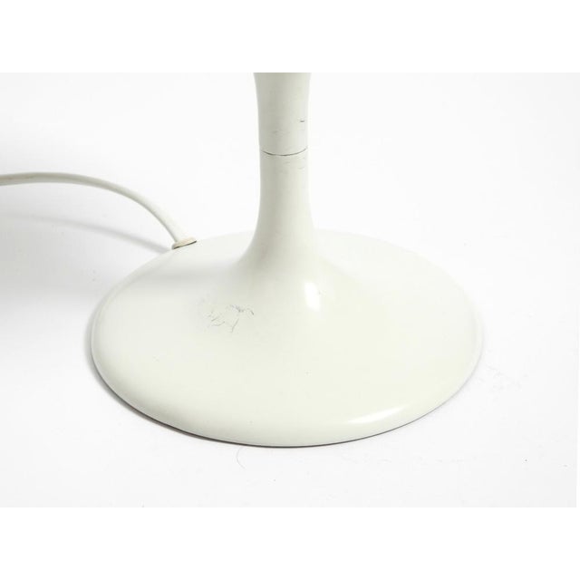 Metal White Metal Table Lamp with Opal Glass Shade by Max Bill for Temde, Switzerland, 1960s For Sale - Image 7 of 18