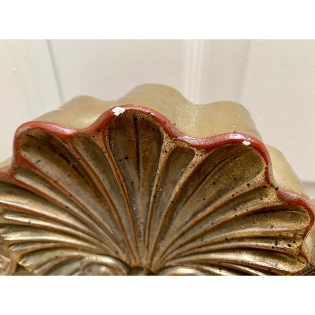 Gold Large Vintage Late 20th Century Gold Mirror For Sale - Image 8 of 9