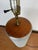 1960s Mid-Century Modern Wall Street Journal Printing Plate Walnut and Metal Table Lamp For Sale - Image 9 of 10