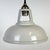 2000 - 2009 Vintage Industrial Beige Painted Ceiling Lamp For Sale - Image 5 of 17