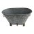 1990s Hen-Feathers Collection Galvanized Clawfoot Garden Tub Trough For Sale