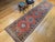 Antique Persian Kurdish Bidjar Runner, Handwoven Geometric Pattern, Terracotta & Navy, 3’ X 13’ For Sale - Image 15 of 18