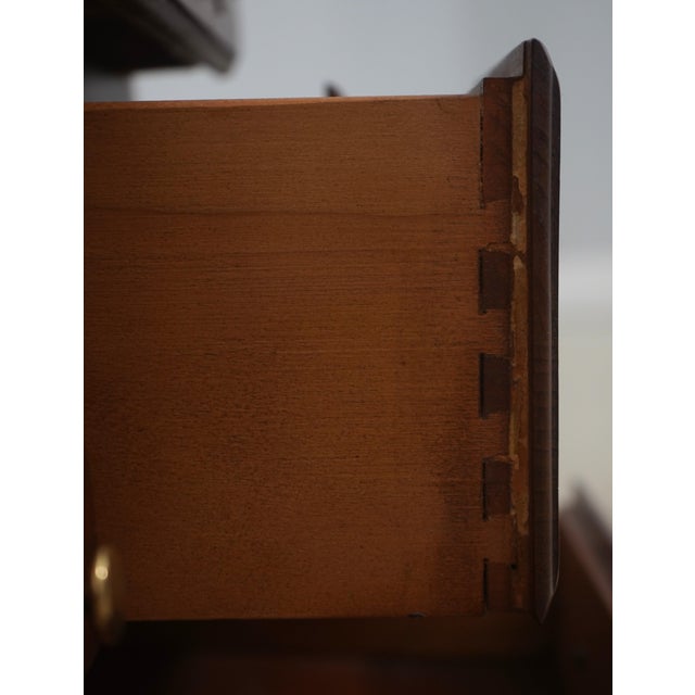 1980s Vintage Country Pine 7 Drawer Chest Nightstand For Sale - Image 5 of 16