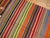 Vintage Zabihi Collection Striped Colorful Turkish Gallery Size Kilim - 5'3" x 13'5" For Sale In New York - Image 6 of 8