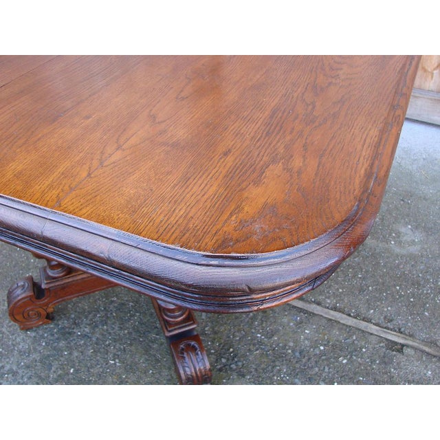 19th Century Oak Dining Table For Sale - Image 13 of 15