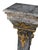 Neoclassical Antique Neoclassical Italian Black Marble and Gilt Pedestals - a Pair For Sale - Image 3 of 8