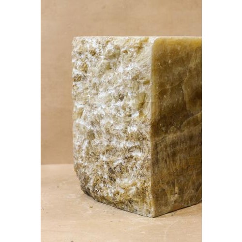 Onyx Side Table Pedestal Elevate your space with the timeless elegance of the Raw Cut Onyx Side Table Pedestal from...