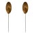 Revelation Golden Glow Sconces - Pair. For Sale