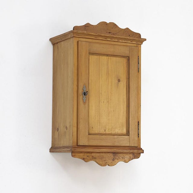 Wood Rustic Farmhouse Kitchen Wall Cabinet For Sale - Image 7 of 13