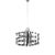 Chromed Steel and Aluminum Cyclone Pendant by Max Sauze for Sciolari, 1960s For Sale
